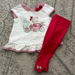 Mayoral Teddy Bear Bow Set